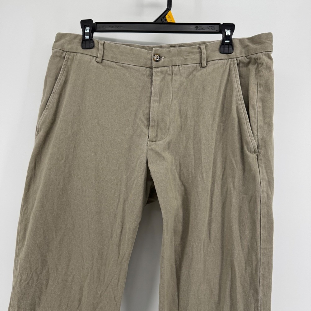 Southern Proper Men Khaki Chino Preppy Golf Pants Flat Front‎ Straight Leg 32x30